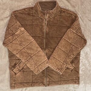 Forever 21 Brown Quilted Jacket